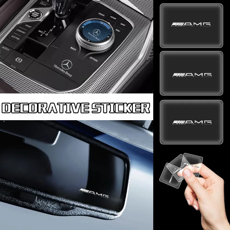 Автомобильная наклейка с центральным контролем, эмблема значок для MERCEDES BENZ AMG C63 W203 W204 W205 W209 W210 W211 W212 W176 W166 W163 W221