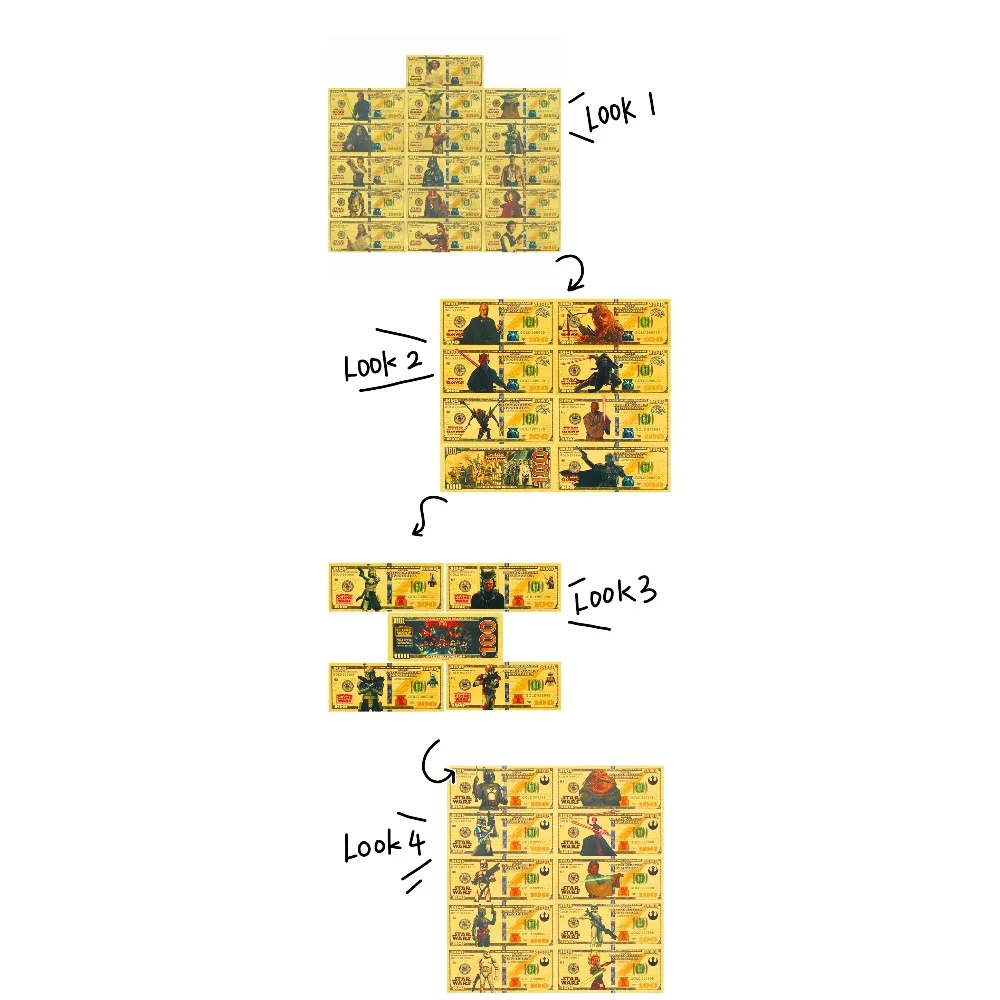 

Звездные товары Премиум Золотая памятная банкнота Высококачественная коллекционная пластиковая купюра из 24-каратного золота Идеальный подарок для фанатов Сувенир