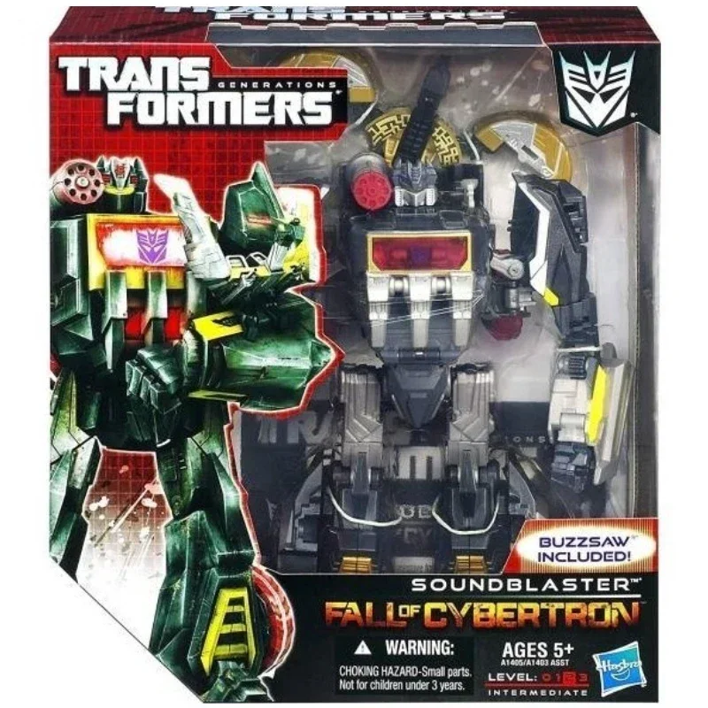 In Stock Takara Tomy Transformers G Series Fall of Cybertron Level V Soundboard & Buzzbird Robot Anime Action Model Toys Figure