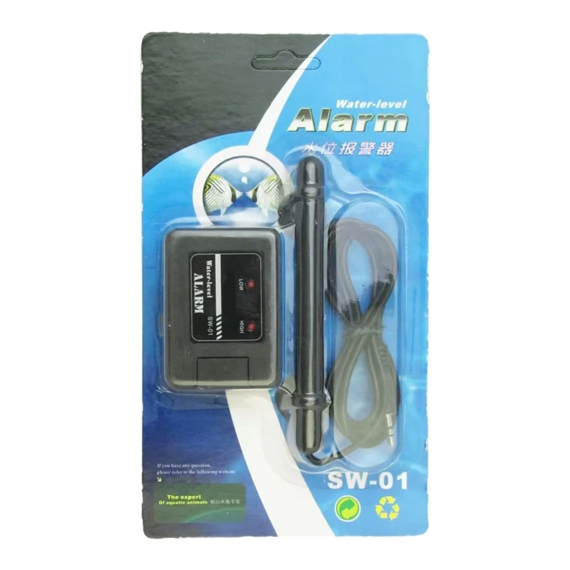 

E15D Easy to Install Water Level Alarm for Fish Tanks Aquariums Hydroponics Supply