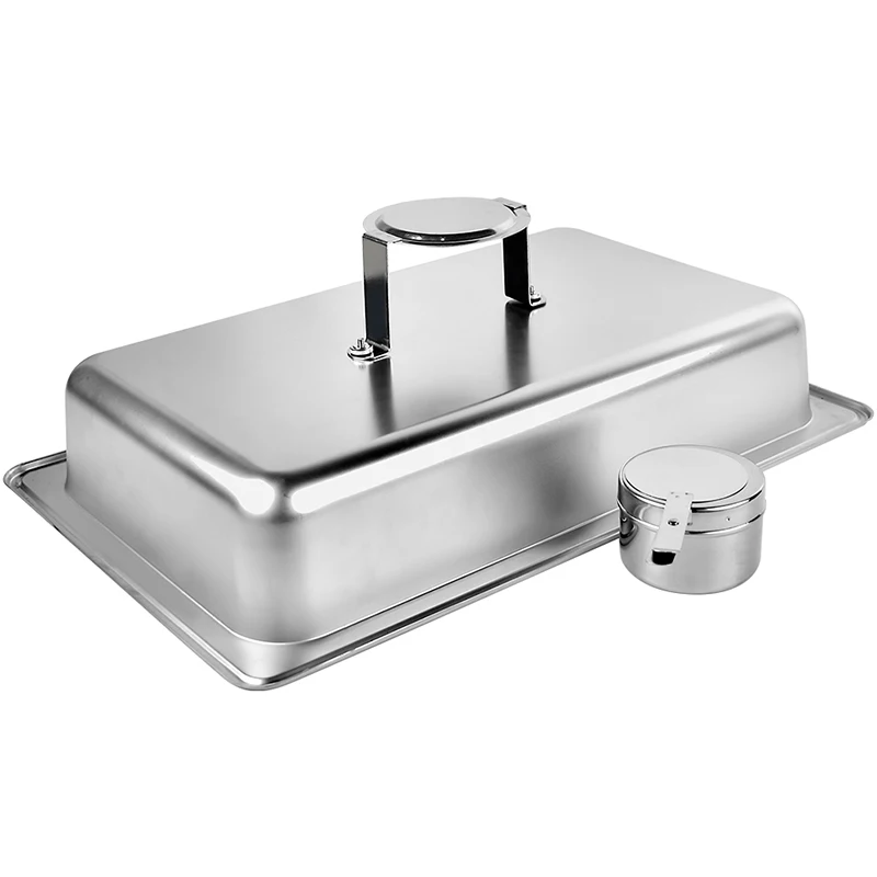 스테인레스 스틸 유리 창 롤 탑 풍로 달린 냄비 버퍼 음식 따뜻하게 Foodwarmer