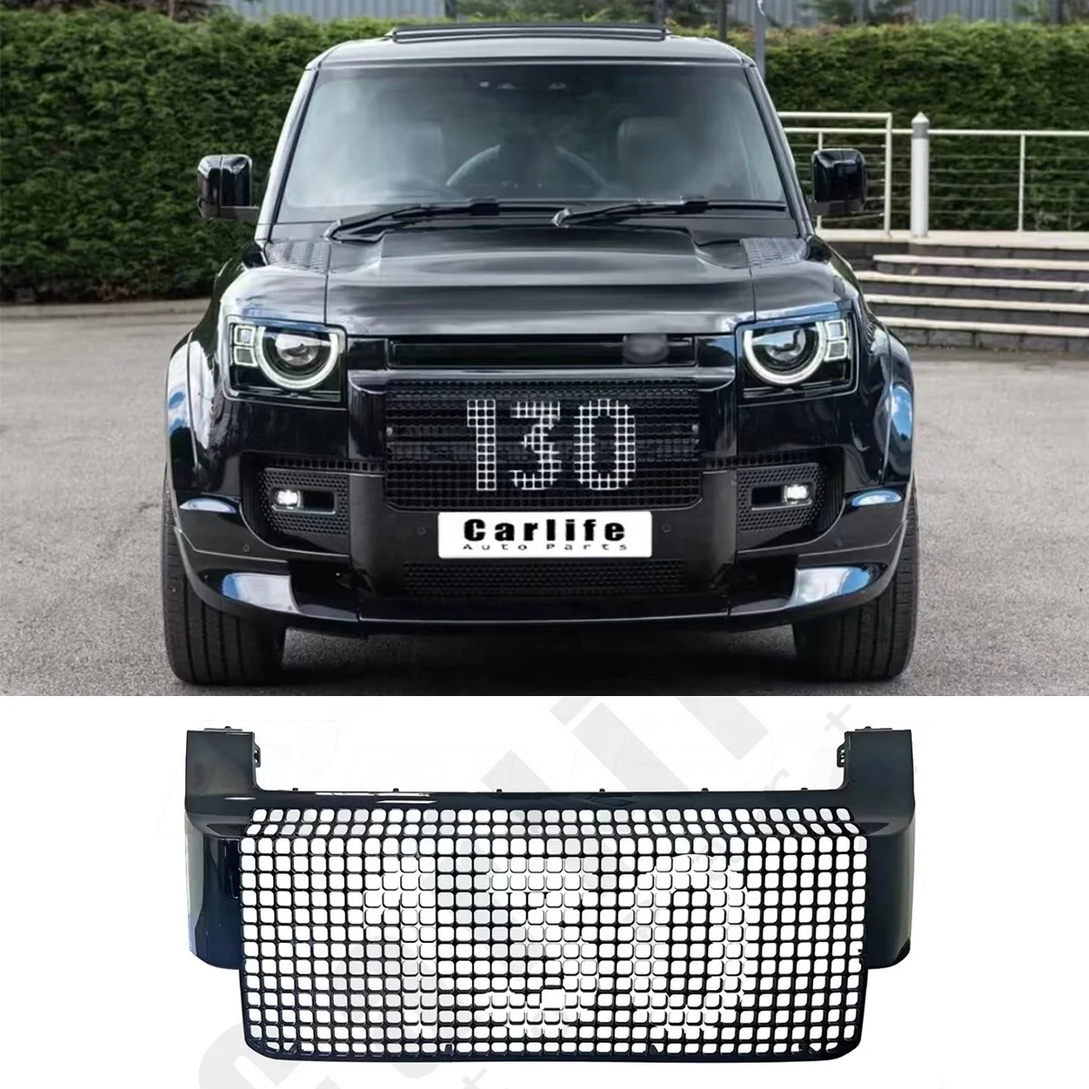 L663 Auto Grilles for Land Rover Defender 90/110/130 L663 2019 2020 2021 2022 2023 Upgrade Urban Style Model