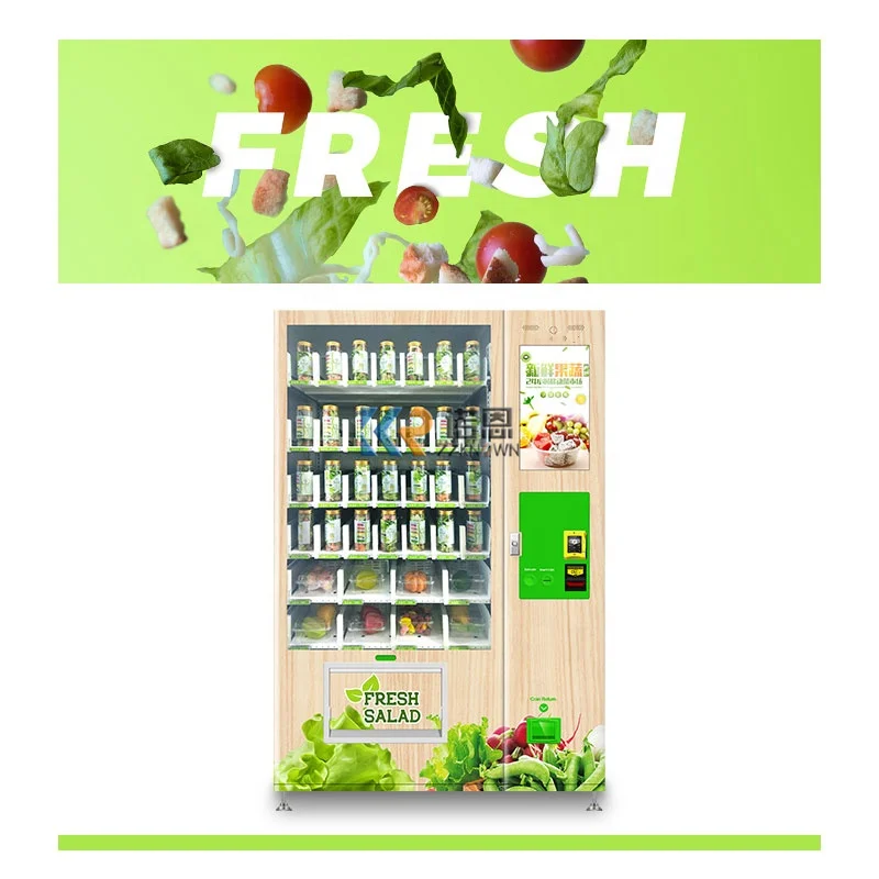 Smart Cupcake Sandwich Cold Food Salad Healthy Vending Machine Drink Dispensers Fresh Fruit and Vegetable Egg Vending Machine