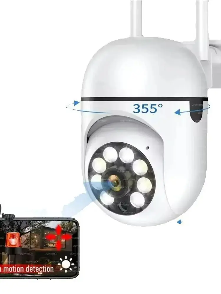 V360 Pro 2K 5MP WiFi Camera CD CARD/2.4 Inch Screen Video Call Answer AI Detect Two Way Audio Color Night Vision 2MP Indoor