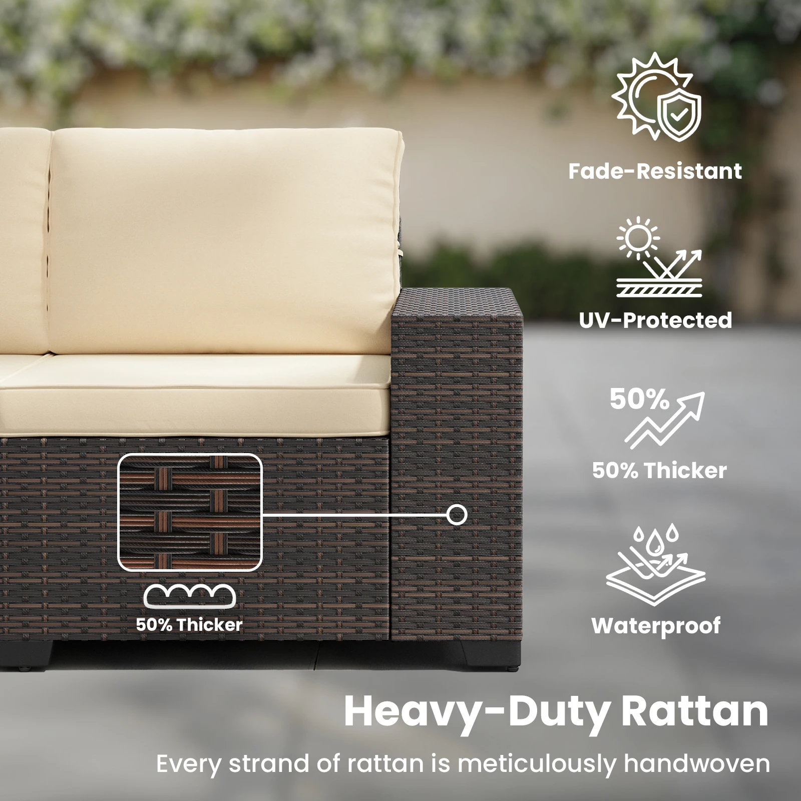 7 Piece Patio Furniture Set wi - Outdoor Furniture Set With Fire Pit recension och pris