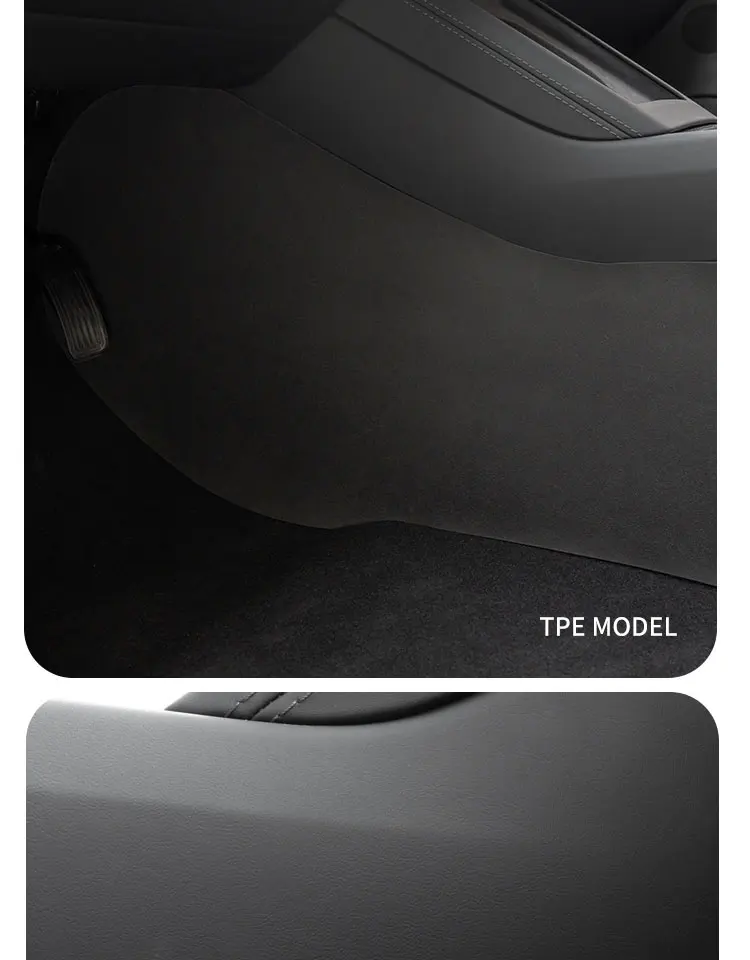Für Tesla 2024-25 Modell 3 Highland 3 Mittelkonsole Zwei Seitenverkleidung Anti Kick Pad Verteidigungsschutz Leder Aufkleber Fußabdeckung – Detail 17