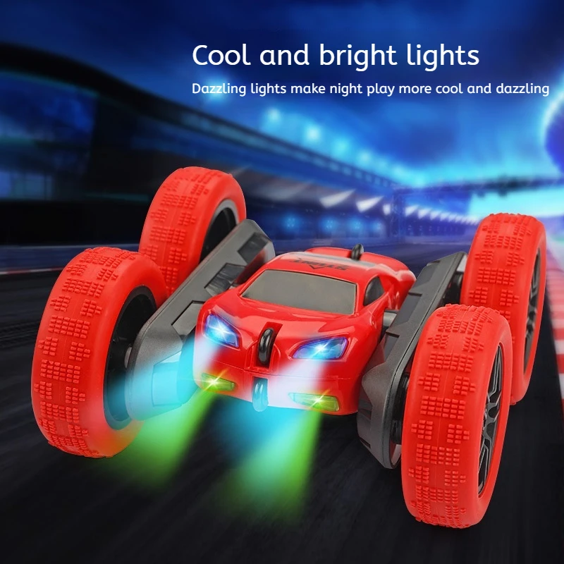 Voiture cascadeur télécommandée pour enfants, rotation Deree 2.4, dérive tout-terrain, double face, rotation 360g, cadeau d'anniversaire pour enfants, nouveau