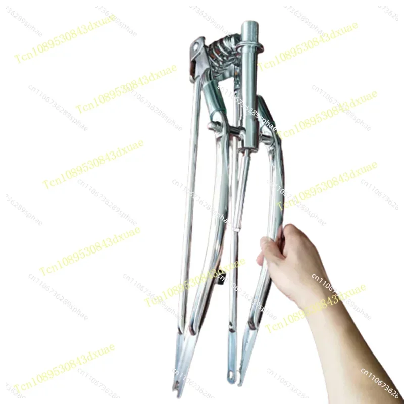 20 inch beach bike special retro spring shock absorber front fork Shiwen beach car front fork accessories