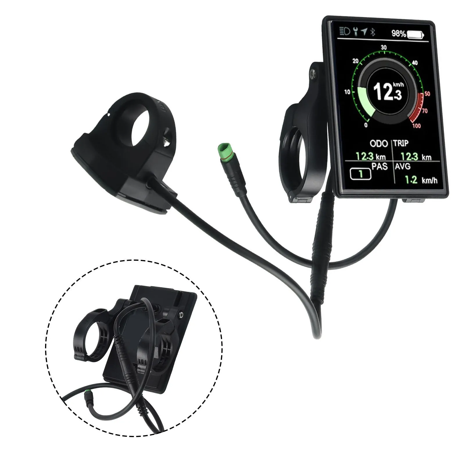 Cycling Made For Smarter Discover the Advanced Features of the IP67 Rated For Smart Color IPS Display For Your E Bike Journey image 3