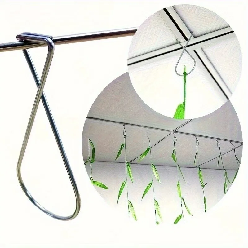 Easy Install No Tools Ceiling Grid Hangers 93 pcs, perfect for Retail Store Display, Fits Mineral Fiber Grid
