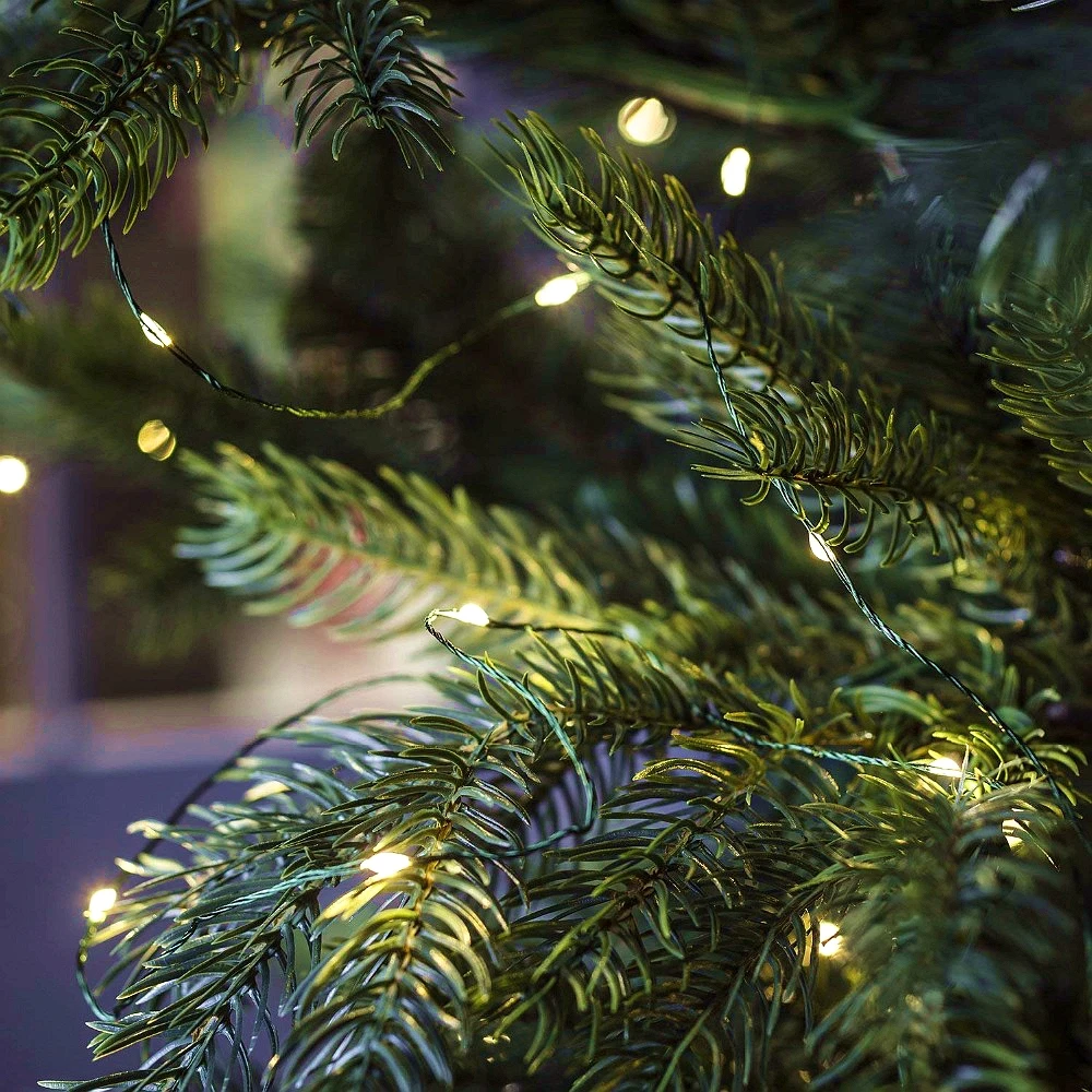 100M Led Lichtslingers Groene Draad Kerstverlichting Slinger Voor Buiten Huis Kerstbomen Bruiloft Nieuwjaar Feest Tuin Decoratie