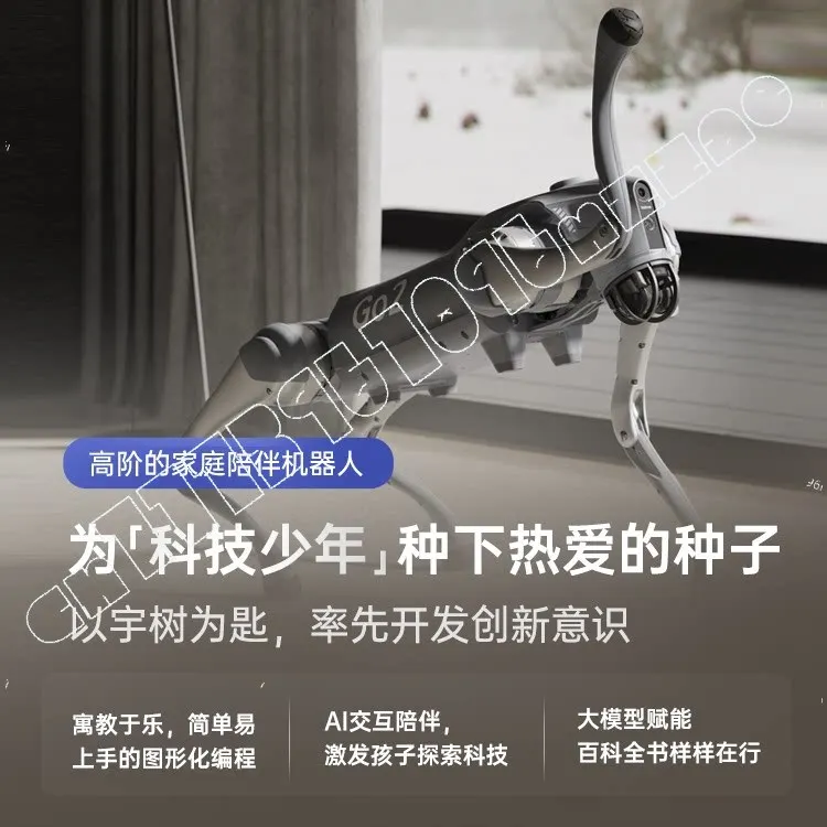 Go2 Four-legged Robot Dog AI Large Model, Electronic Dog, Embodied Intelligence, Graphic Programming, Voice Interaction