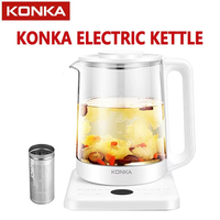 Konka KHK-KX15 1.5L Multi-Function Electric Kettle – 10-in-1 Boil & Warm, Milk Maker, 24H Timer, BPA-Free, Auto Shut-Off