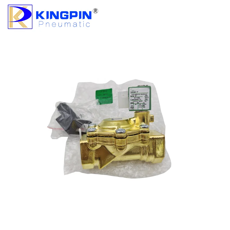 SCE238D005 AC220 مكونات هوائية لصمام الملف اللولبي ثنائي الاتجاه لصمام المياه