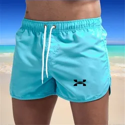 Men's New Sports Shorts Male Shopping Beach Pants Surf Fitness Pants Running Swimming Basketball Soccer Training Teen Multicolor