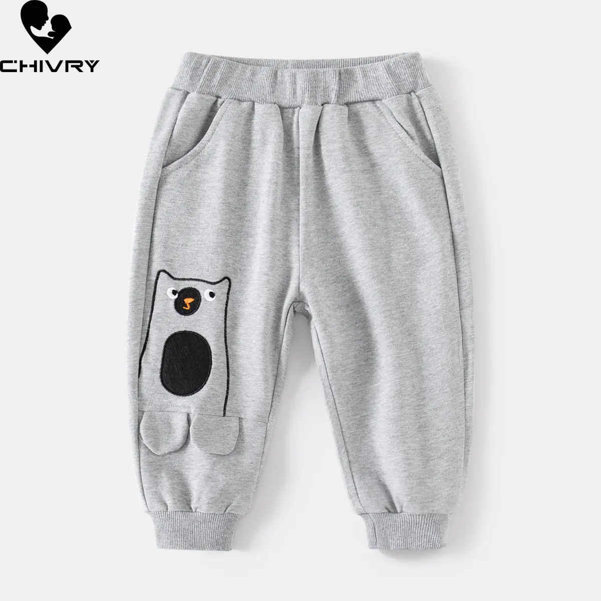 Jungen Mode Sport Hosen Neue 2023 Frühling Herbst Baby Jungen Nette Cartoon Bär Jogginghose Kinder Kinder Casual Harem Hosen Hosen