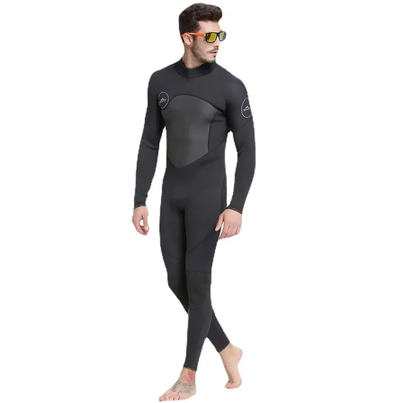 3Mm Winter Lange Mouw Heren Wetsuit Voorkom Kwallen Snorkelpak 3Mm Nieuw Eendelig Neopreen Duikpak