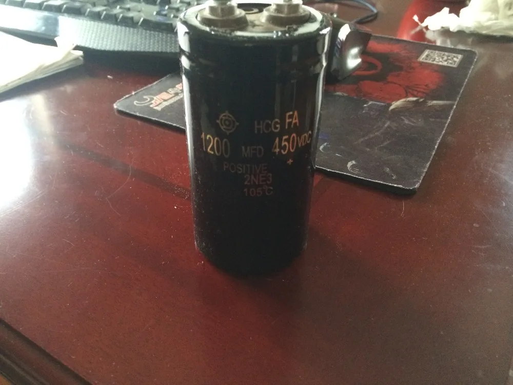

1200mfd 450vdc welding machine frequency converter electrolytic capacitor 1000uf 400v
