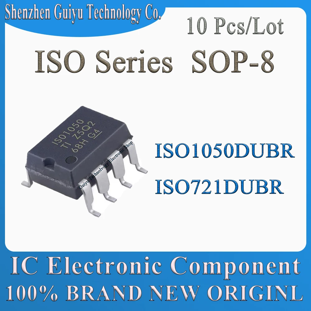 

10 Pcs/Lot ISO1050DUBR ISO721DUBR ISO721DU ISO1050DU ISO721 ISO1050 ISO SOP-8 IC Chip