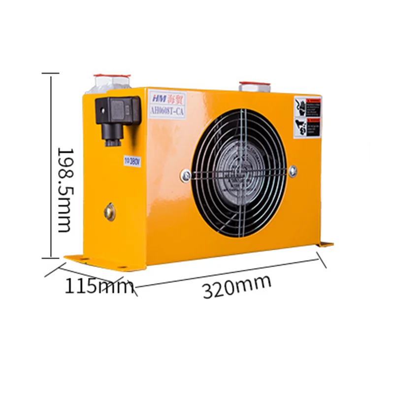 Cooler Air-Cooled Oil Radiator Hydraulic Air Cooler 220V/380V Truck-Mounted Crane Modified Fuel Tank Cooling