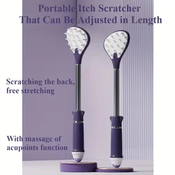 Tickle Scratch Itchy Scratch Portable Scratcher Telescopic Scalable Scratch Back Scratch Tool Portable Point Massage Stick