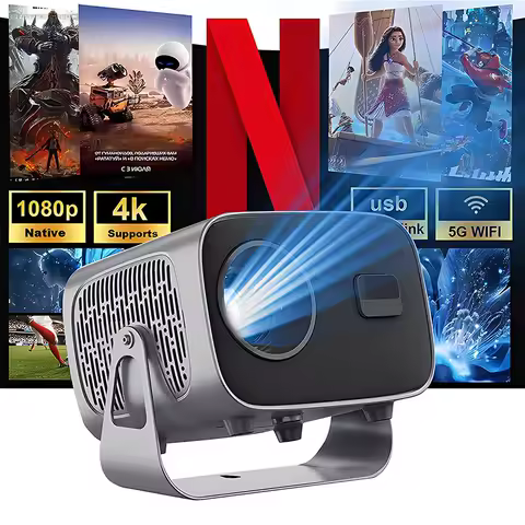 A10 Mini Projector Portable 3D LED Video Projectors Home Cinema Theater Game Laser Beamer Smart TV BOX 1080P 4K HD Projector