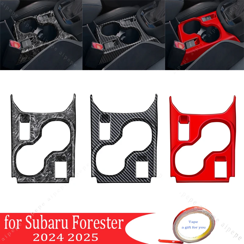 

For Subaru Forester 2024 2025 Carbon Fiber Dashboard Instrument Board Frame Cover Trim Sticker Car Accessories