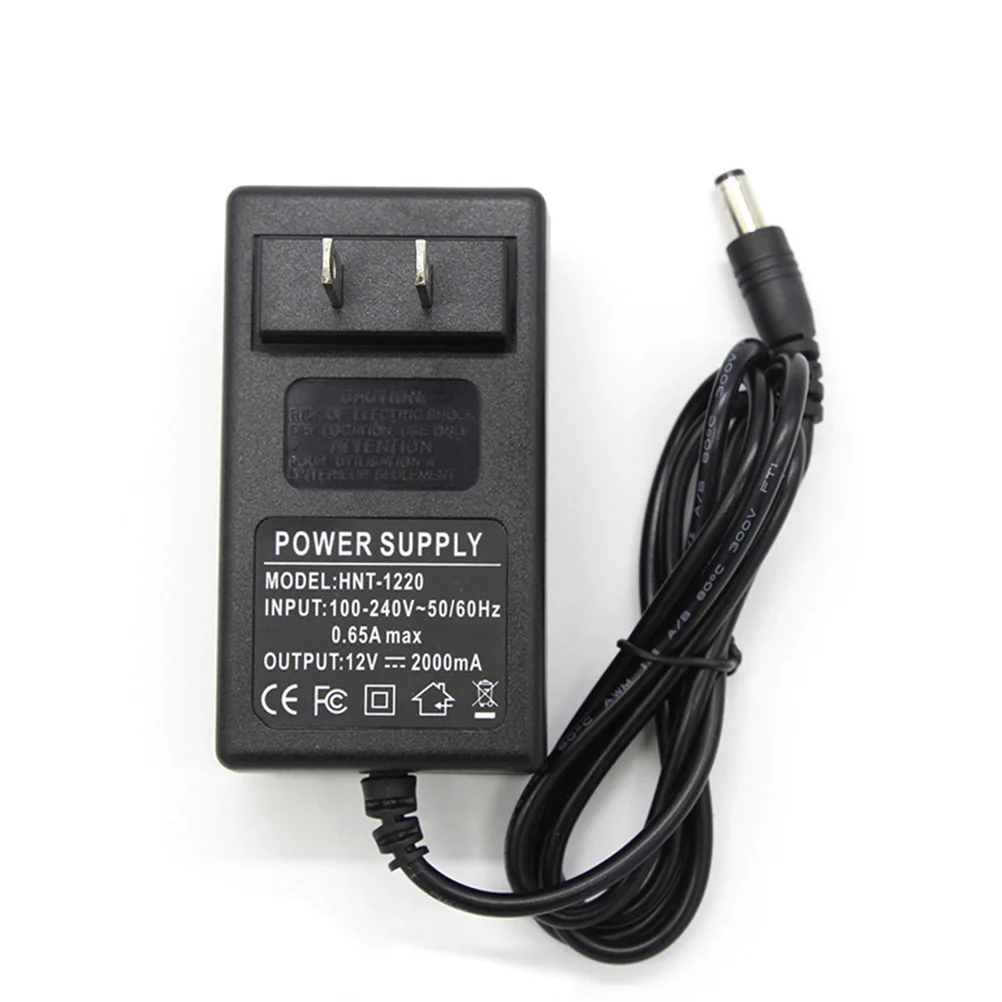 

Power Supply Adapter 12V 2a Ac 110V Universal 5.5x2.1mm Dc Port for External Hard Drive Wlan Router LCD Monitor Box