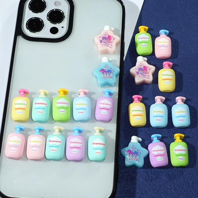 Best Mini cute body wash emulating resin accessories diy drop glue cream shell hairpin material accessories