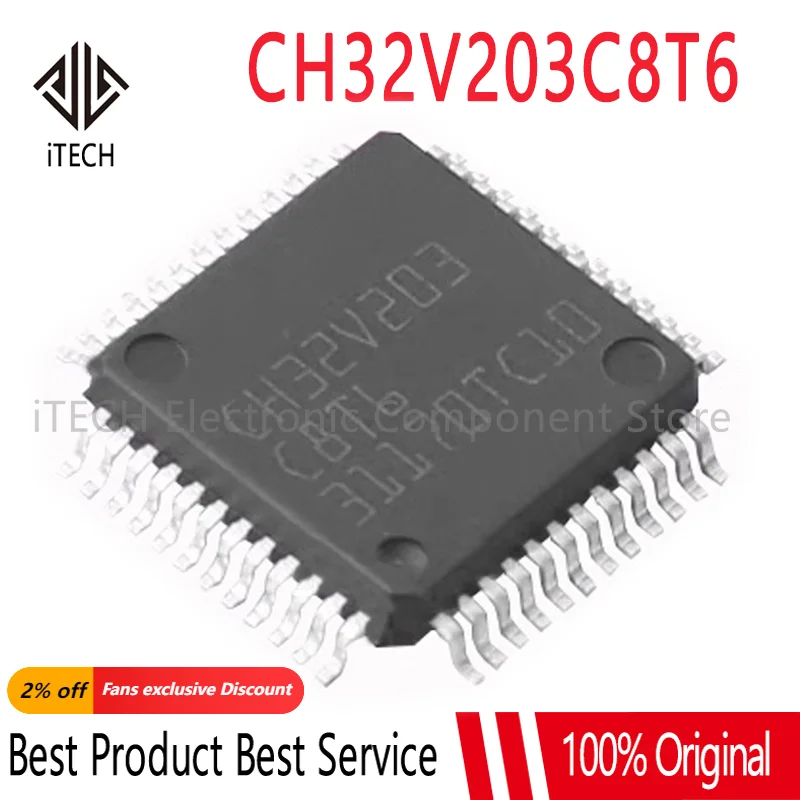 

10PCS/Lot 100% New CH32V203C8T6 Original In Stock
