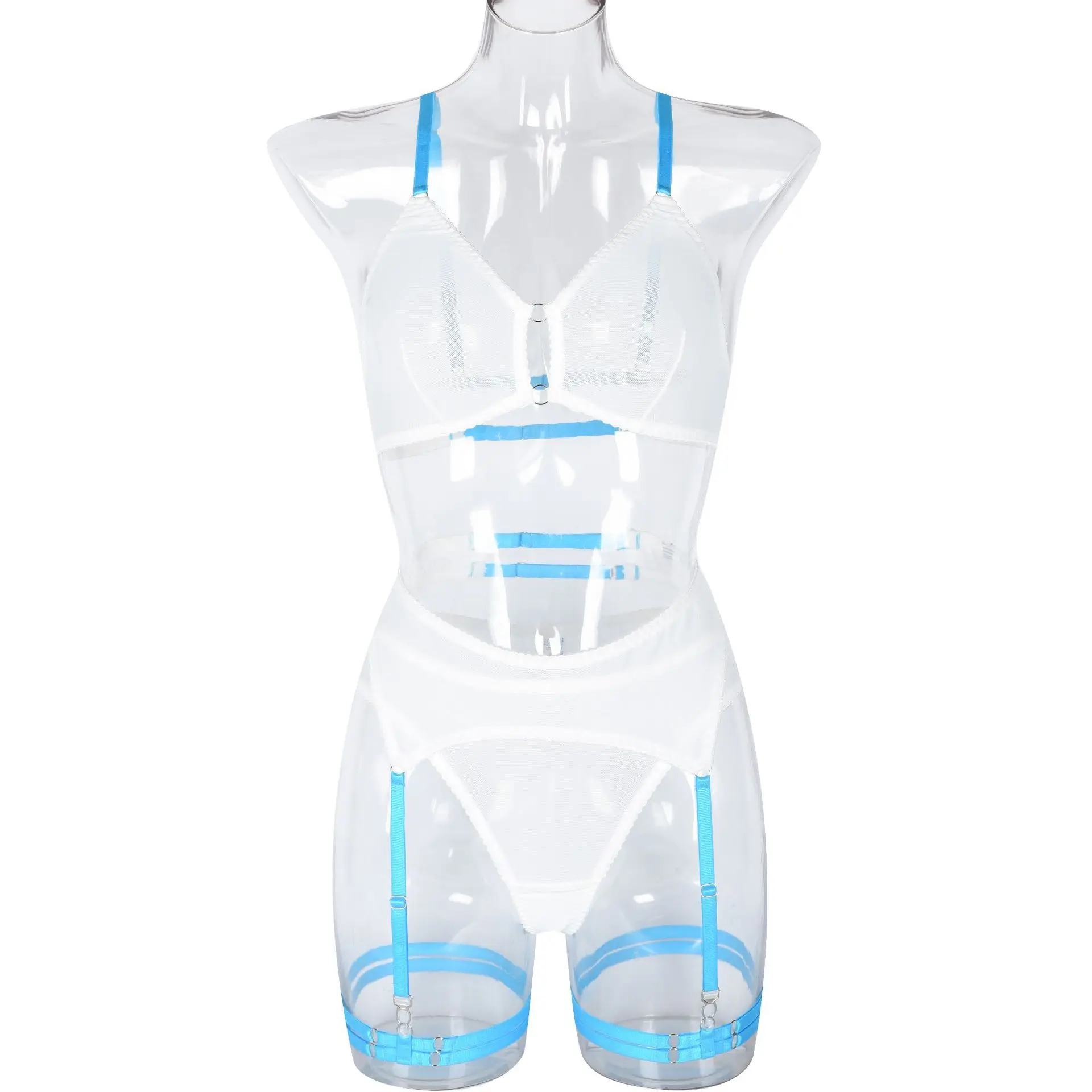 حجم كبير الدانتيل البرازيلي مجموعات مثير الملابس الداخلية للنساء رقيقة تنفس مريحة فستان بيبي دول الملابس الداخلية مجموعة الملابس الحميمة الغريبة