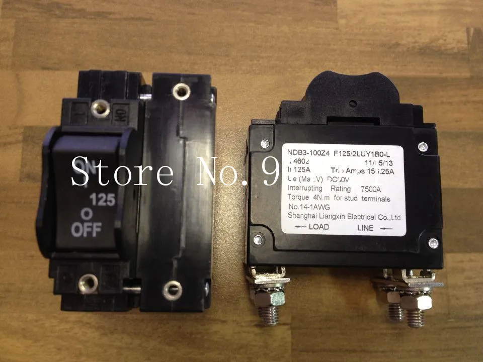 [ZOB] Nader NDB3-100Z4 F125/2LUY1BO-L letter 1P125A air switch circuit breaker device  --5pcs/lot