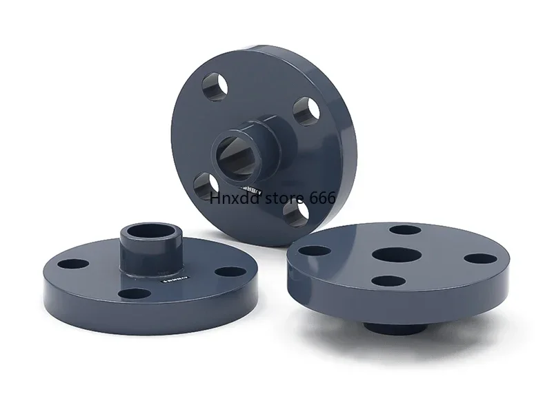 Clean-pvc dark gray integrated flange seat chemical pressure water pipe