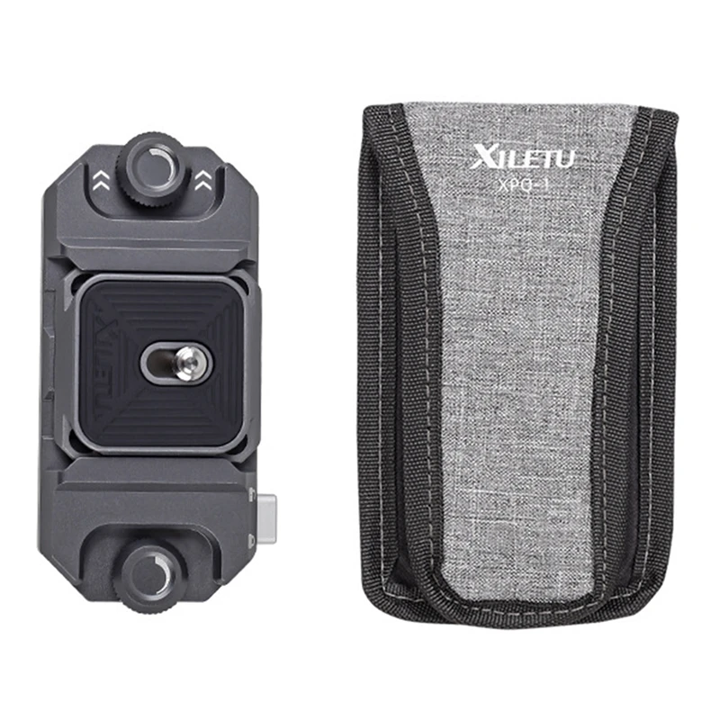 XILETU Camera Backpack Belt Clip Aluminum Alloy SLR Camera Belt Clip Photography Accessories