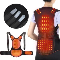 Physiotherapy Vest 108 Magnets Therapy Back Support Brace Self-heating Waistcoat Lumbar Shoulder Joint Support Belt Hiking Vest