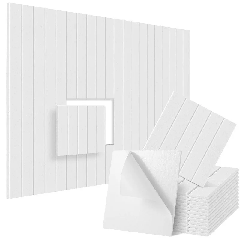 Self-adhesive Sound Insulation Board Strip Felt Panel Studio Background Decoration Sound-absorbing Noise-reducing Wall Stickers