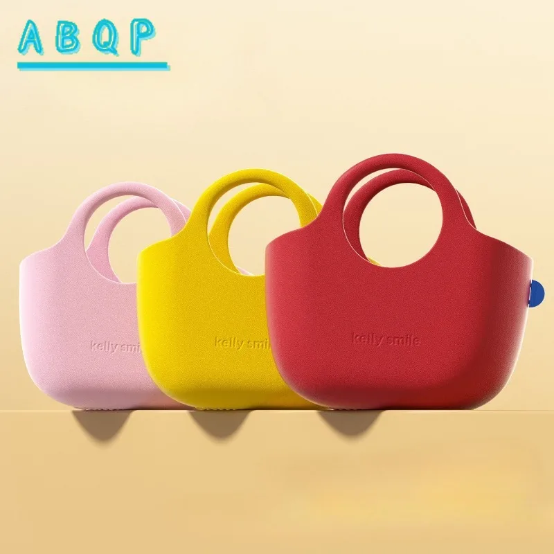 

New Women's Handbag Solid Color Fashionable Women's Handbag EVA High Quality Casual Storage Handbag Waterproof Large Capacity