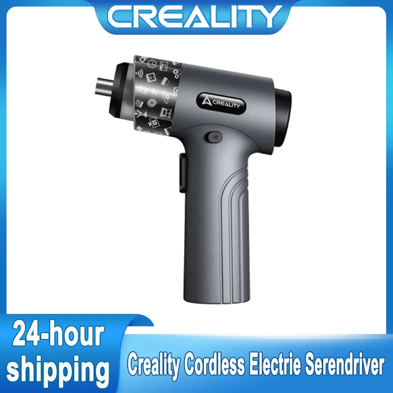Creality 32 Pcs Crv Steel Screwdriver Cordless Electric Screwdriver Bits 5n.m Torque 7-speed Knobcircular Led Light