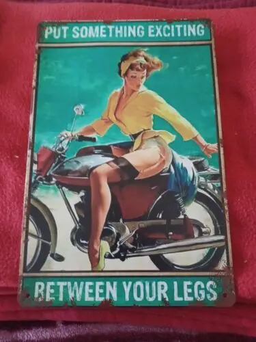 Put Something Between Your Legs 8x12 Tin Sign