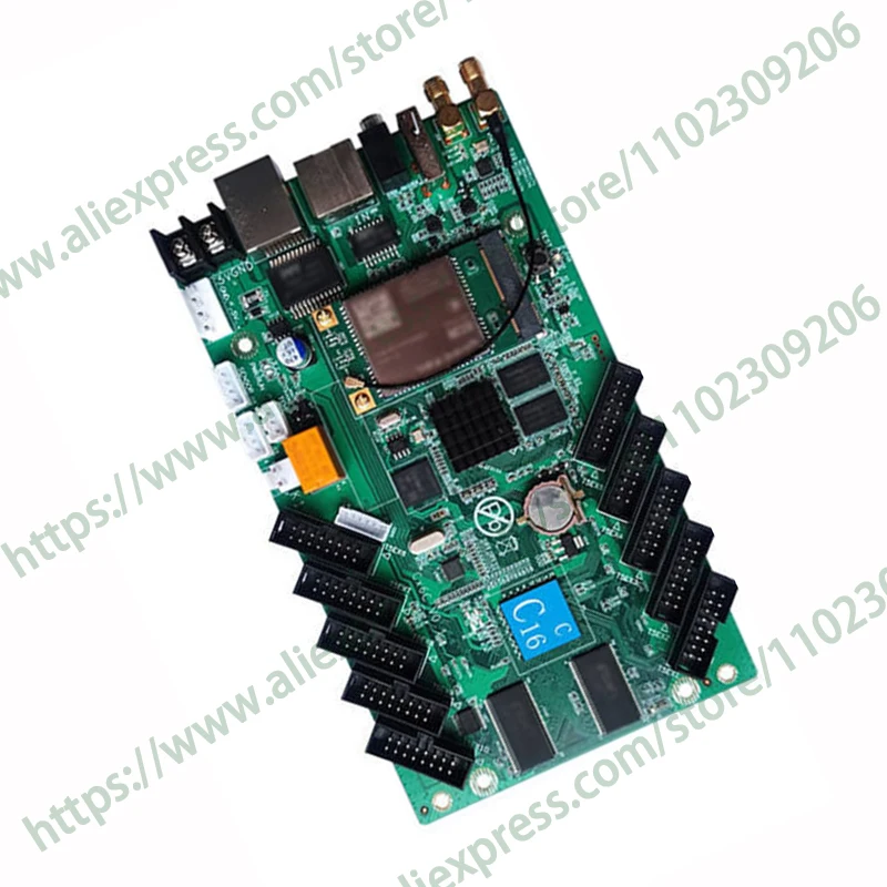 New Original Plc Controller HD-C16C Full Color LED Display WiFi Control Card  Immediate delivery