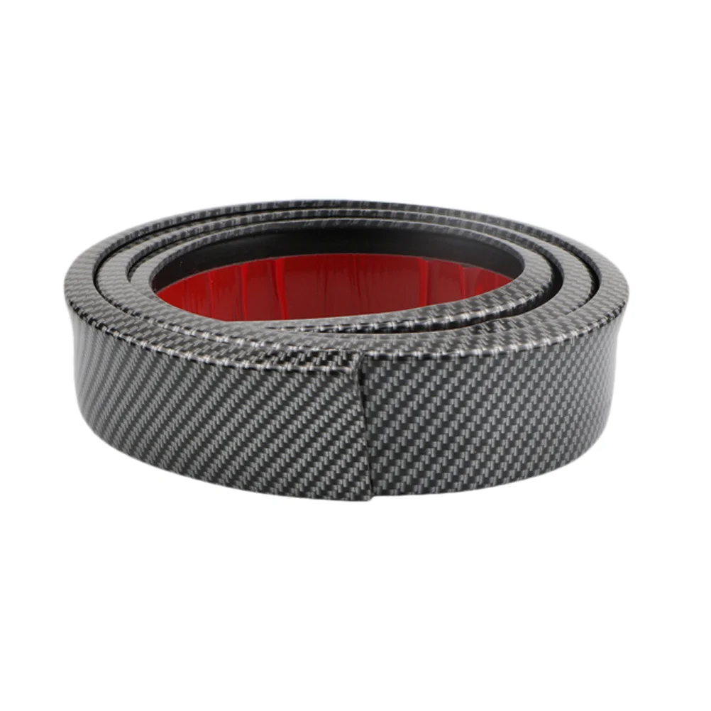 

4.5cm X 1.5m Wheel Eyebrow Anti-Scratch Strip Heavy Duty Car Tire Protective Trim Universal Fit Black Red
