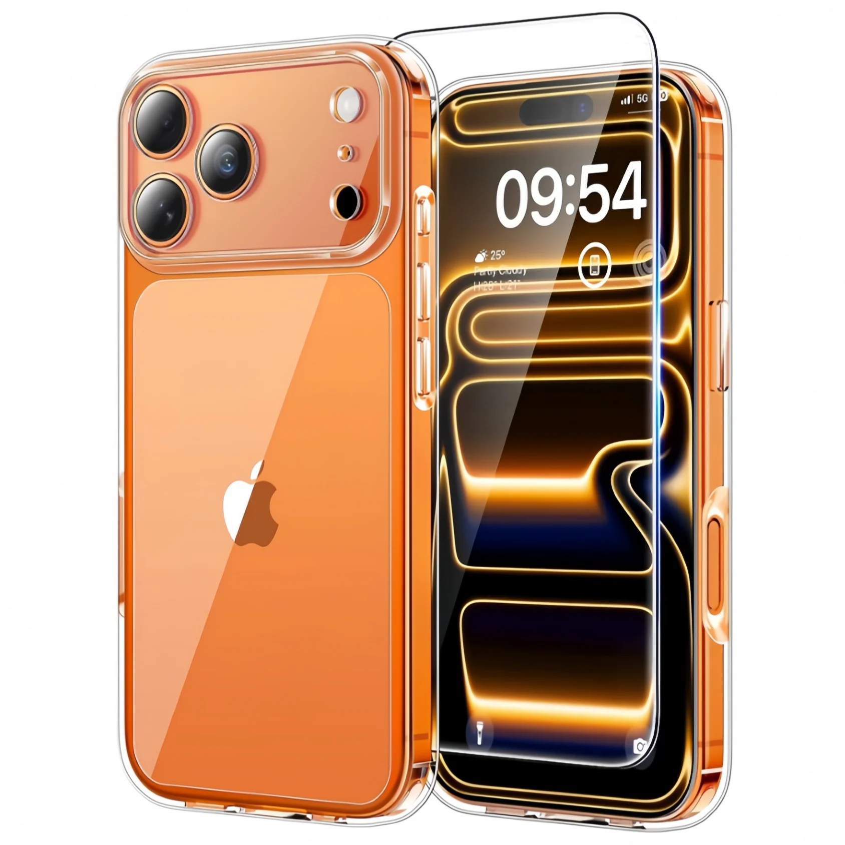 Transparent For iPhone 17 Pro Max/17/17e/Air Case, Full Came