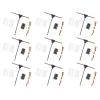 9PCS ELRS Receiver 2.4Ghz NANO Expresslrs Receiver CRSF With T-Type Antenna For RC FPV Traversing Drones Parts