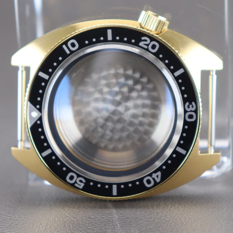 الذهب 41 مللي متر ساعة حافظة nh35 أجزاء ل Seiko NH35 NH36 NH34NH38 4R36 ل Mod ساعة اكسسوارات 28.5mmDial الياقوت الزجاج مقاوم للماء