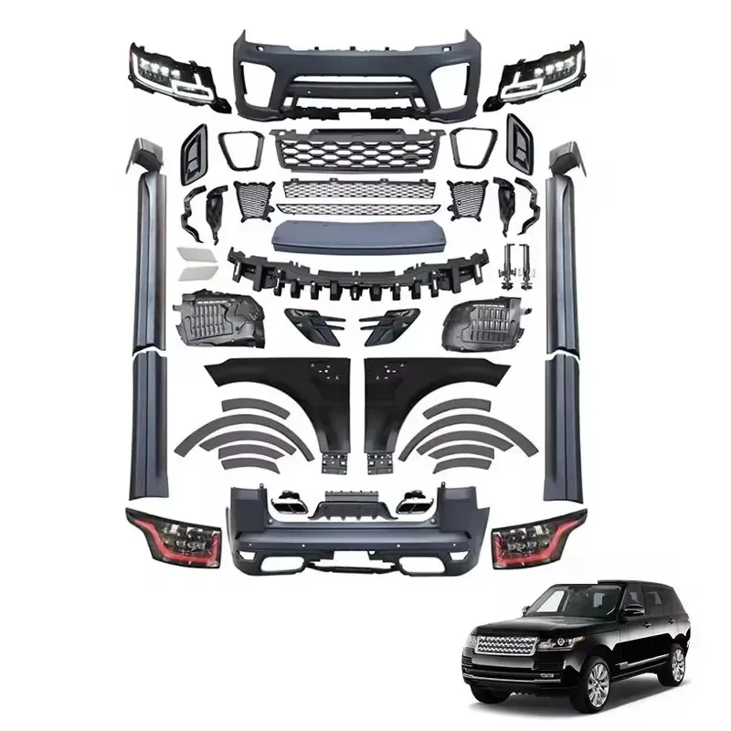 

Upgr to SVR Style Front Rear Bumper Lamp Wide Body Kit Sport 2014-2017