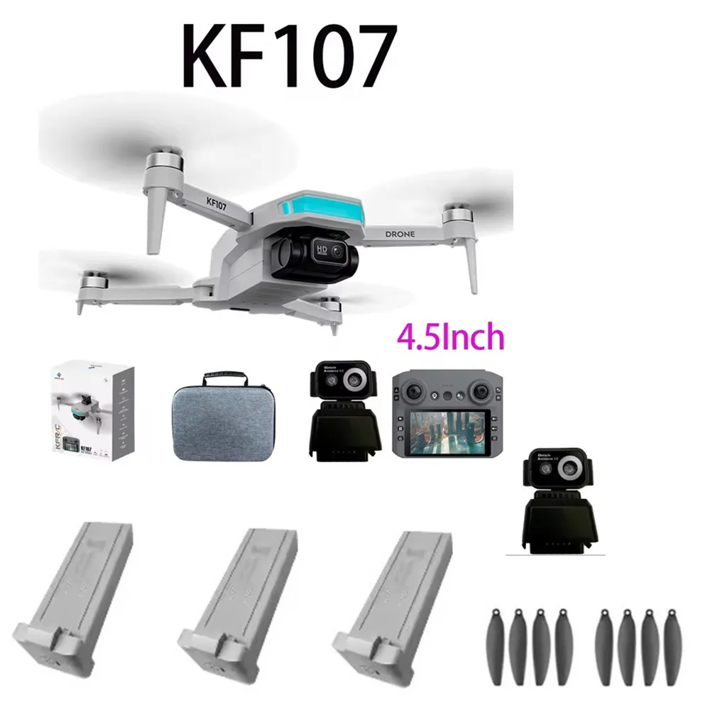 KF107 Drone Battery Accessories 3.7V 2000mAh / KF107 Drone Propeller  / Use For  KF107 Drone Spare Parts