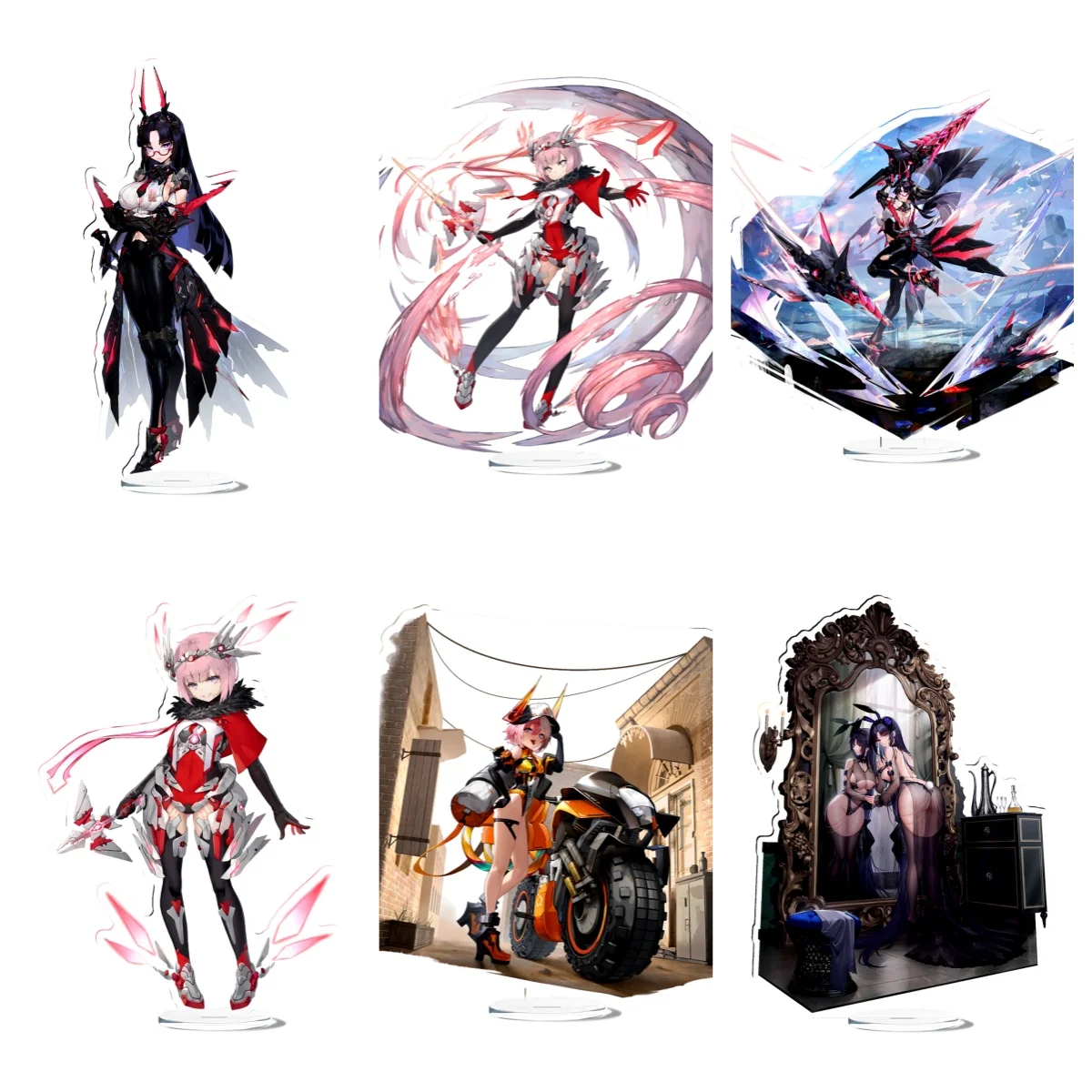 

15CM game cross core Acrylic Stand Model Cosplay Characters Ornament Accessories Goods Collection Christmas Gifts