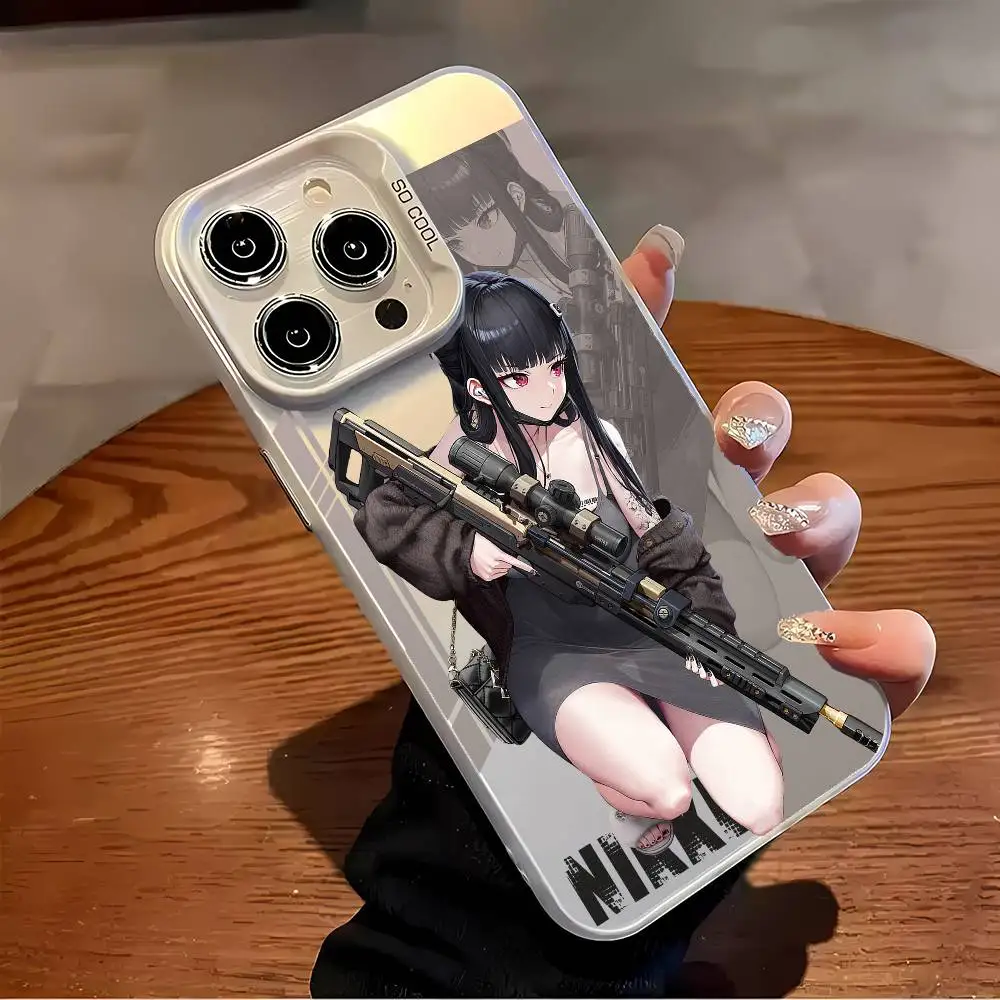 لعبة N-Nikki جراب هاتف موضة آيفون 16 15 14 13 12 11 Mini Pro Max X XR XSMAX 8 7 Plus مكافحة سقوط ماتي الغطاء الخلفي IM #6