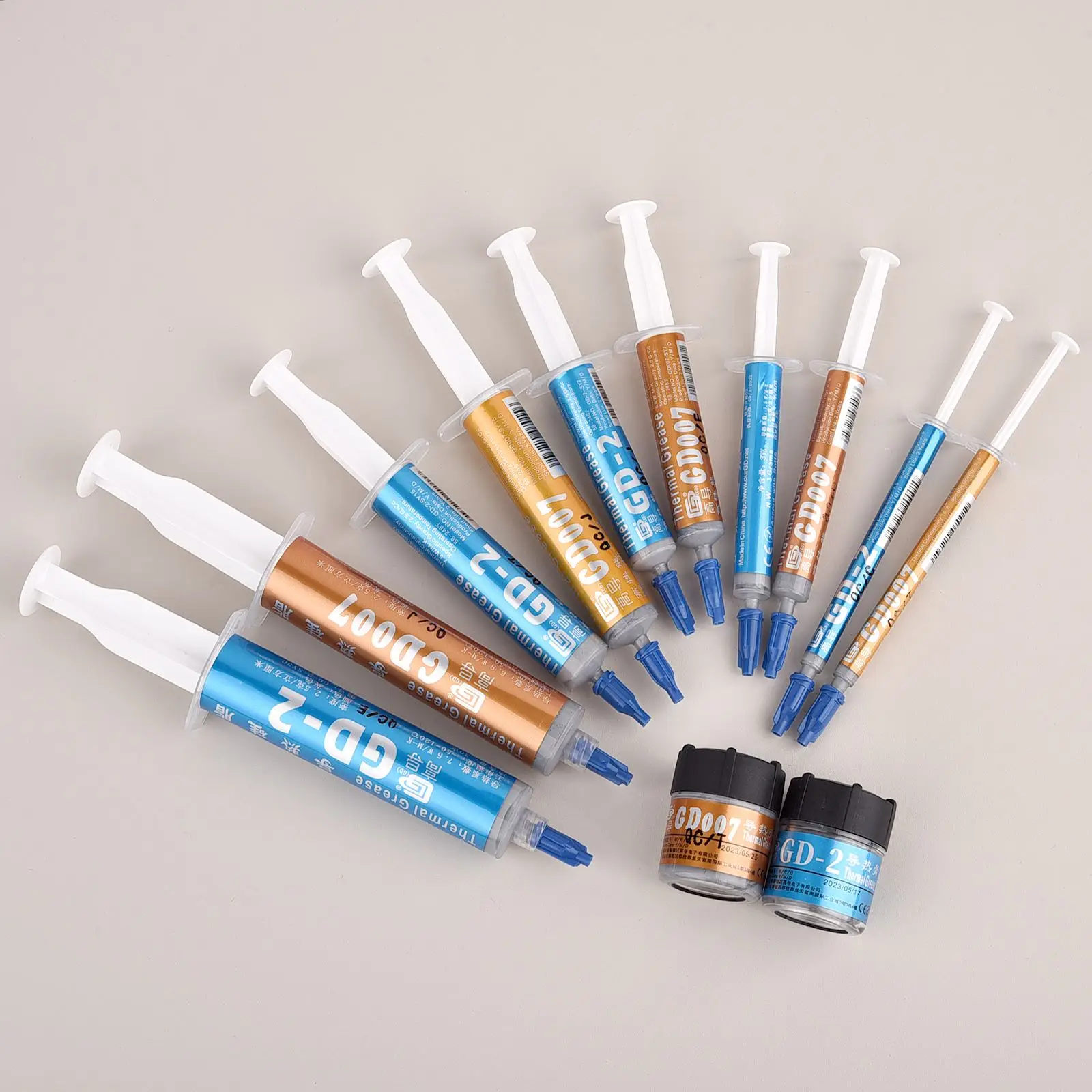 

1/3/7/15/30g Gray GD-2/GD007 Thermal Paste Conductive Heatsink Plaster Viscous Adhesive Glue For Chip VGA RAM LED IC Cooler