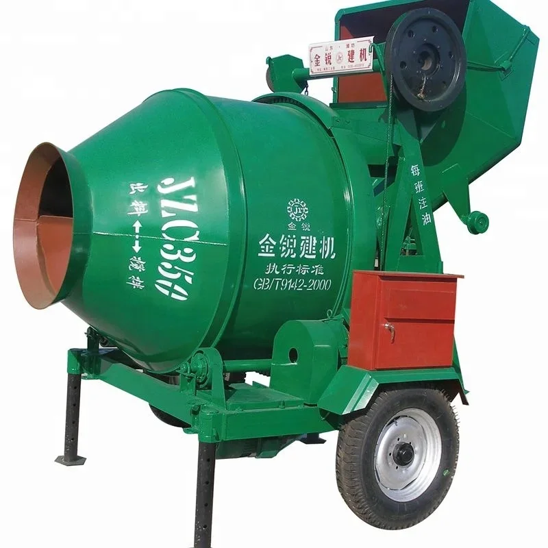 JZC350 portable towable cement mixer small concrete mixer